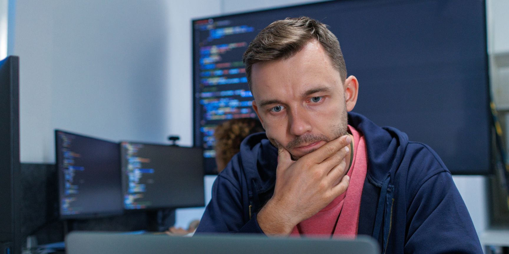 tech worker using ai builder microsoft